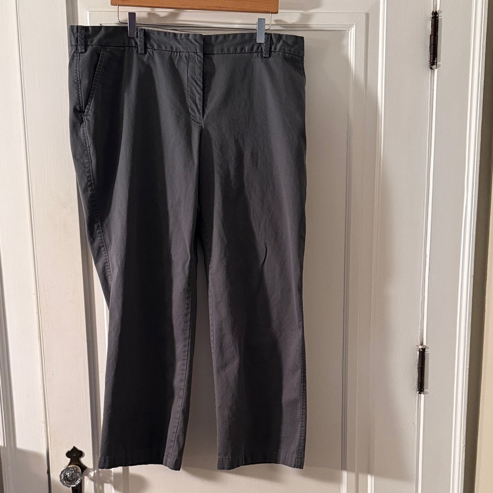 Lands' End Women's Charcoal Chinos